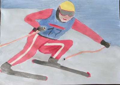 Дошколята изучают и рисуют зимние виды спорта - МАОУ СОШ №20 г. Липецка