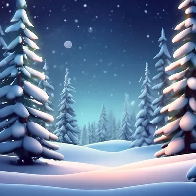 праздничная 3d зимняя страна чудес с ослепительными рождественскими  украшениями, снежный фон, зима снег, зимний фон фон картинки и Фото для  бесплатной загрузки