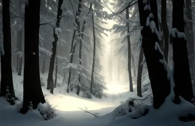 Зимний лес... - Телеканал «Моя Планета»