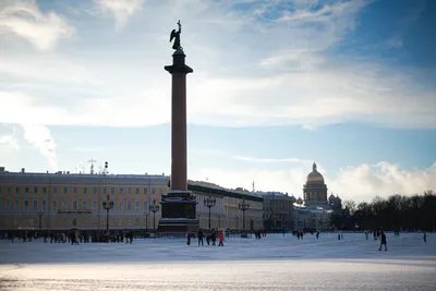 Обои на рабочий стол Зима в Санкт-Петербург, фотограф Ed Gordeev, обои для  рабочего стола, скачать обои, обои бесплатно