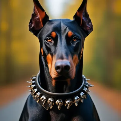Ai generated studio portrait of bold angry doberman dog in suit shirt and  tie wearing sunglasses 24819288 Stock Photo at Vecteezy