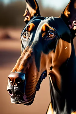 Images Doberman Pinscher Dogs angry Animals