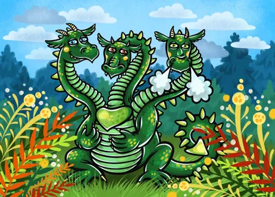 Плакат Империя поздравлений Змей Горыныч купить по цене 167 ₽ в  интернет-магазине Детский мир