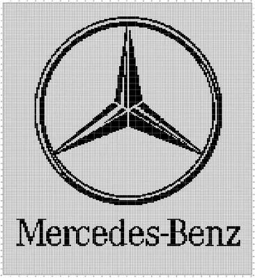 Значок Mercedes в синем кристале | Ретроскоп брендов | Дзен