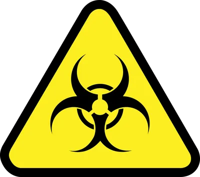 Biohazard Предупреждают Символ На Желтый Знак Изолированный Значок  Химической Опасности Биологическая Опасность Предупреждает Зона Радиаци —  стоковая векторная графика и другие изображения на тему Бактерия - iStock