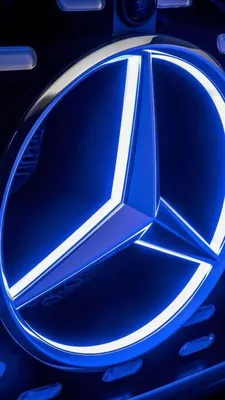 Эмблема решетки радиатора Mercedes LED 18,5 см • AIDECAR