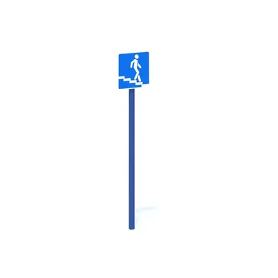 Бельгийский Информационный Дорожный Знак Пешеходный Подземный Переход —  стоковая векторная графика и другие изображения на тему Без людей - iStock