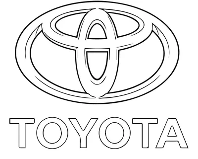 Логотип Тойота в векторе