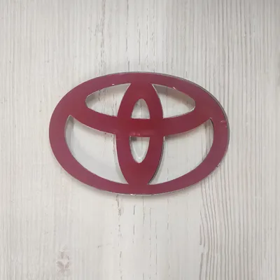 5D Светящийся логотип Toyota Белый купить белую подсветку эмблемы авто  Тайота недорого с доставкой по России - Москва