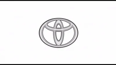 Эмблема Toyota Тойота 10х7 см с ножками (креплениями) логотип знак Toyota  Тойота | AliExpress