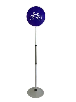 Дорожный знак 4.5.6 Конец пешеходной и велосипедной дорожки с разделением  движения