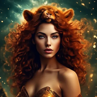 Женщина лев знак зодиака» — создано в Шедевруме