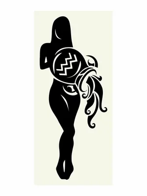 Водолей Астрология Знак Зодиака Водолей, рука, монохромный, спортивный  инвентарь png | Klipartz