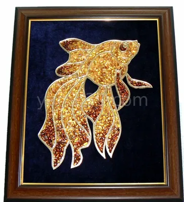 Золотая рыбка.Акварель.Авторский рисунок. Stock Illustration | Adobe Stock