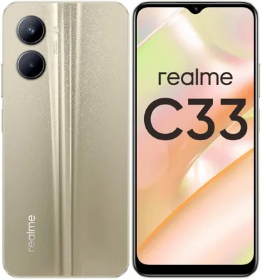 Покупка телефона Realme C33 RMX3624 4GB/128GB международная версия ( золотистый) оптом в Минске и РБ