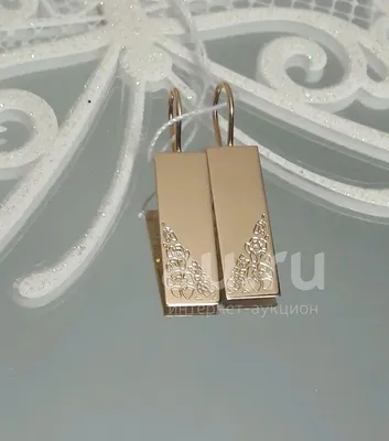 Серьги пластины: цена - купить золотые серьги пластины в интернет-магазине  Adamas.ru