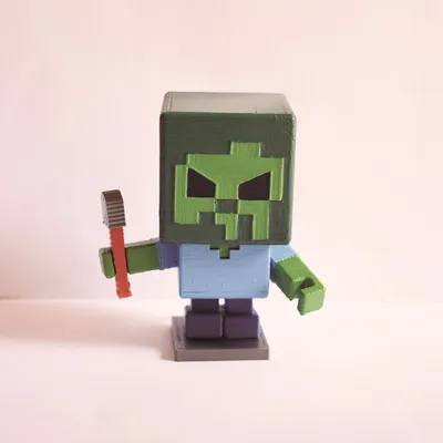STL file Minecraft Zombie 🧟・3D print object to download・Cults