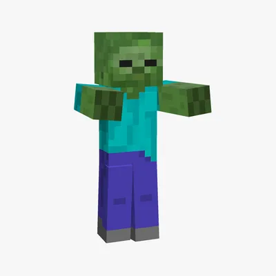 Glowing figurine Minecraft - Zombie | Tips for original gifts
