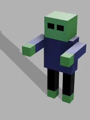 Minecraft zombie | Autodesk Community Gallery