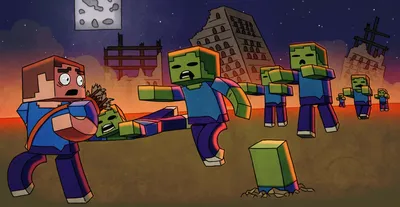 100+] Minecraft Zombie Wallpapers | Wallpapers.com