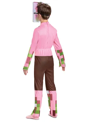 Classic Minecraft Zombie Pigman Child Costume