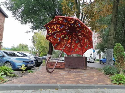 Зонт трость радуга | Подарки Алматы