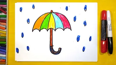 ♣️ Зонтик 13 карт ♣️ | Милые рисунки, Карта, Зонт рисунки