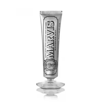 Marvis Whitening Kit 85ml - Зубная паста Мята Отбеливающая в комплекте с  держателем, 411221, Marvis, купить по выгодной цене в интернет магазине  Spadream