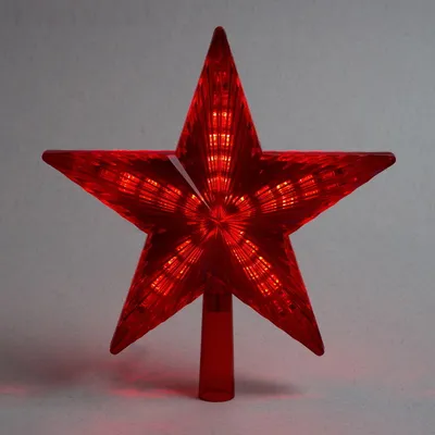 Верхушка на ель Рождественская Звезда 29097 25,5 см золотистый - купить в  Москве, цены на Мегамаркет