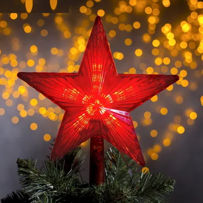 Новогодняя звезда на елку светодиодная 20*20 см Vegas 6438998 купить за 593  ₽ в интернет-магазине Wildberries