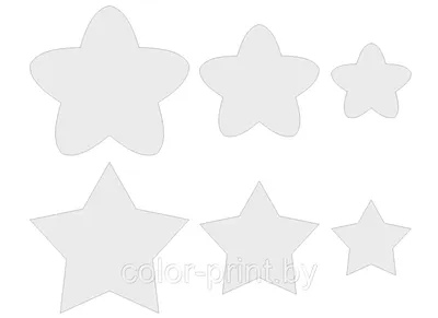 Купить Набор шаблонов Звезда для бантиков из 5 штук не дорого в интернет  магазине Ленточный домик