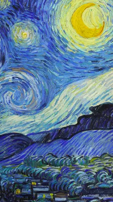 Картина Ван Гога Звездная ночь - Галерея Бэнкси