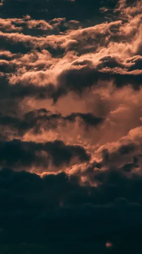 Облака Обои на телефон облачное небо с молнией