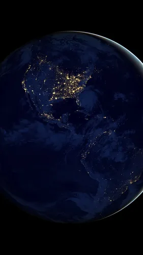 Планеты Обои на телефон вид на Землю из космоса