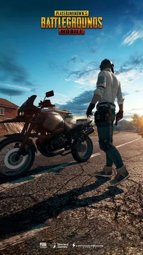 Пубг Обои на телефон мужчина, стоящий рядом с мотоциклом