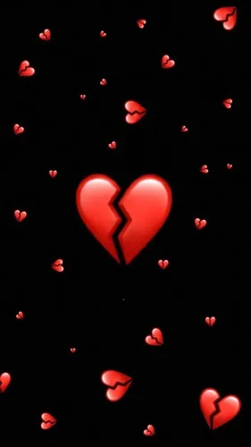 Сердце Обои на телефон предмет в форме сердца с красными точками