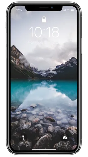 Объемные Обои на телефон экран мобильного телефона с изображением горы и воды