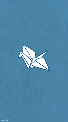 Простые Обои на телефон сине-белый логотип