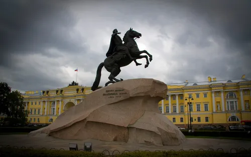 Санкт Петербург Обои на телефон статуя человека верхом на лошади