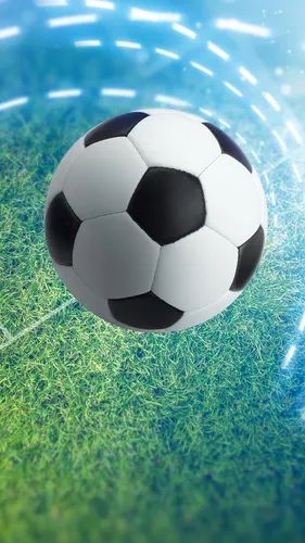Спортивные Обои на телефон футбольный мяч на поле