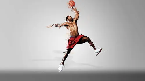 Спортивные Обои на телефон человек прыгает с баскетбольным мячом