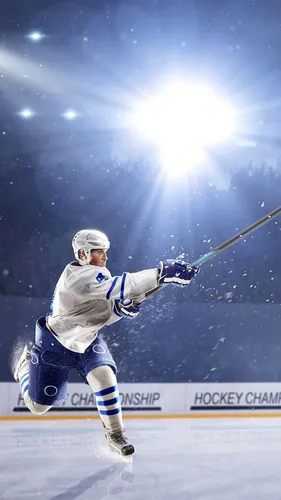 Хоккей Обои на телефон мужчина в шлеме с хоккейной клюшкой