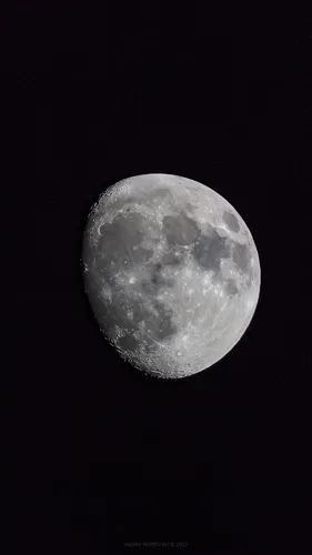 Черные 4К Обои на телефон крупным планом луны