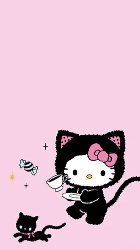 Hello Kitty Обои на телефон для телефона