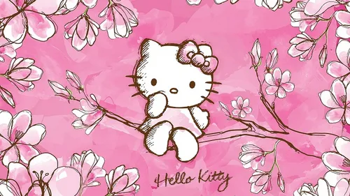 Hello Kitty Обои на телефон рисунок