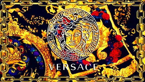 Versace Обои на телефон постер крупным планом
