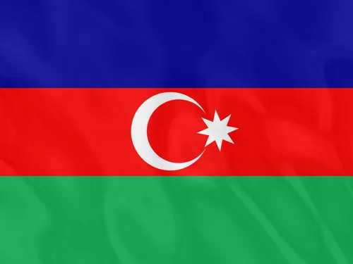 Азербайджан Обои на телефон красно-зеленый флаг