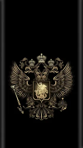 Герб Ссср Обои на телефон золотая и черная корона