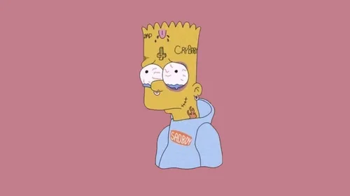 Грустный Барт Симпсон Обои на телефон Команды