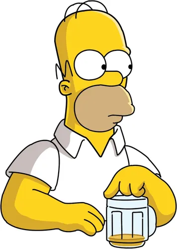 Грустный Барт Симпсон Обои на телефон желтый мультипликационный персонаж